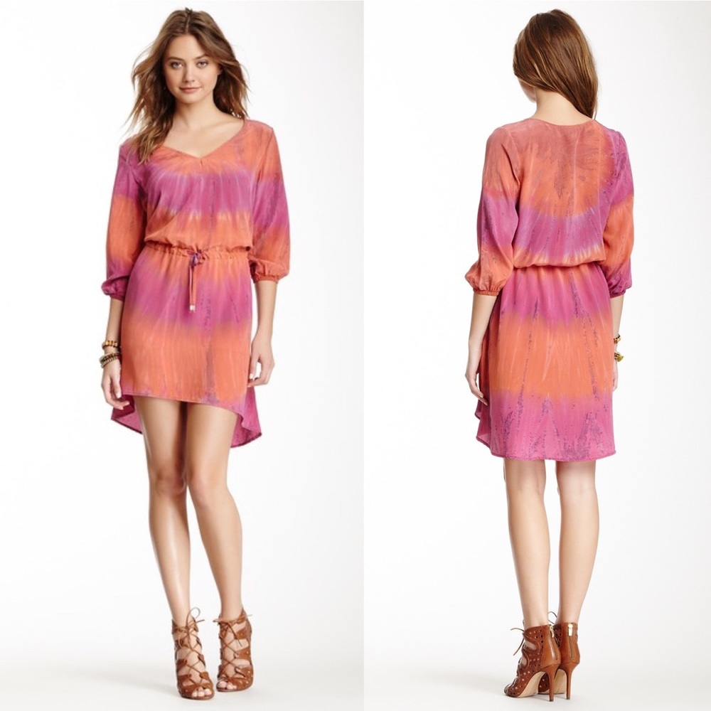 Gypsy05 Boho Hi-Lo Silk Dress C34